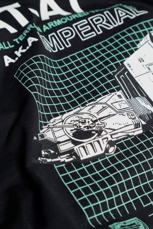 Black Star Wars Graphic T-Shirt